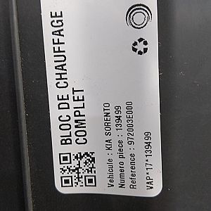 Bloc de chauffage complet KIA