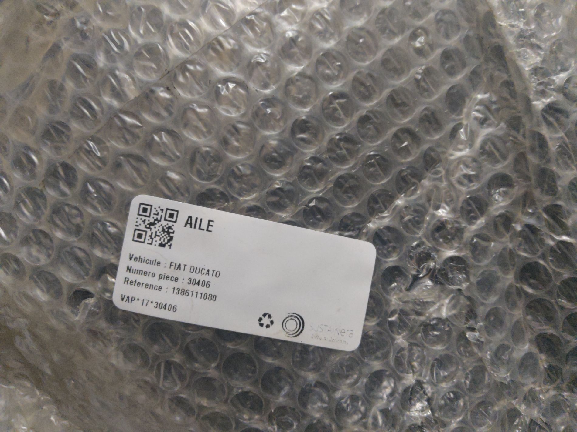 Aile avant droite FIAT DUCATO 1