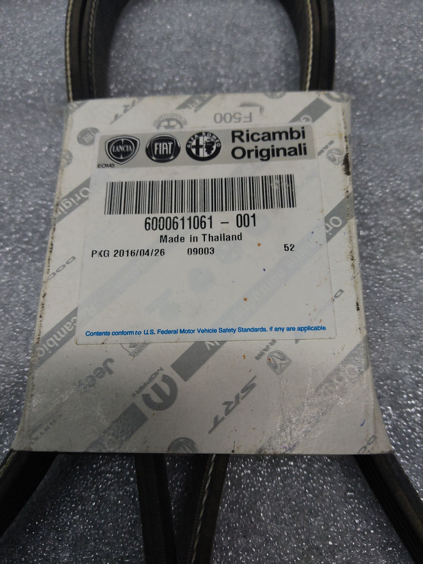 Courroie accessoire FIAT DUCATO 1