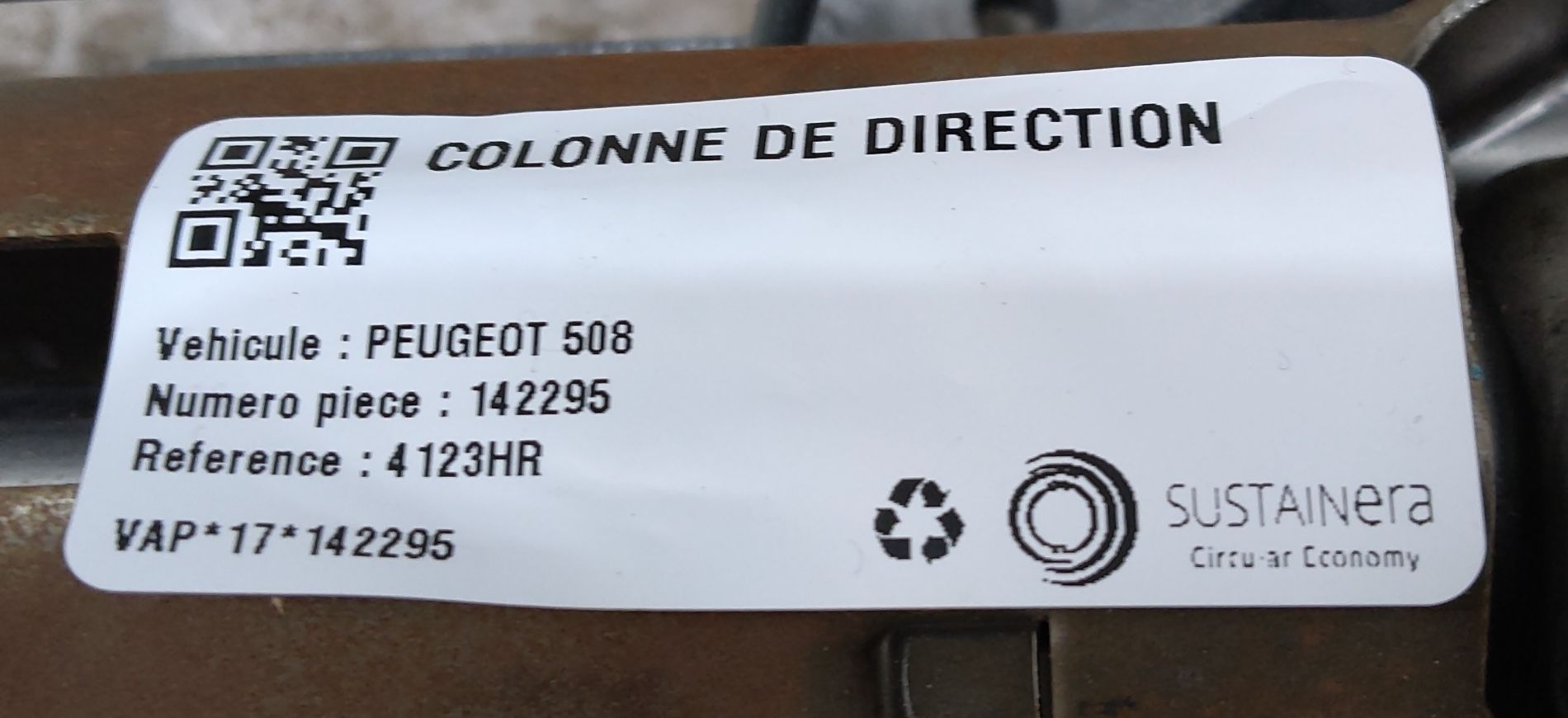 Colonne de direction PEUGEOT 508 1